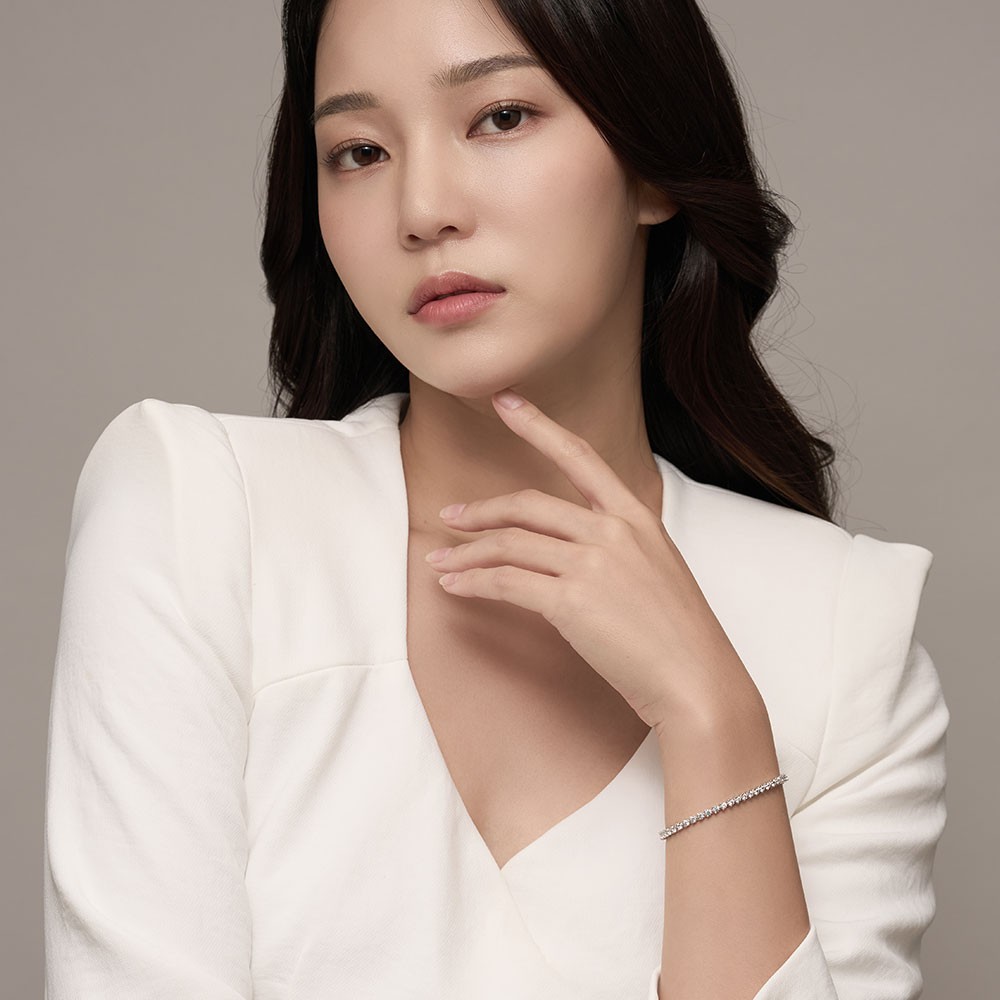 모이사나이트 다이아몬드 테니스 팔찌 3발 2.5mm (중) 요약정보 및 구매