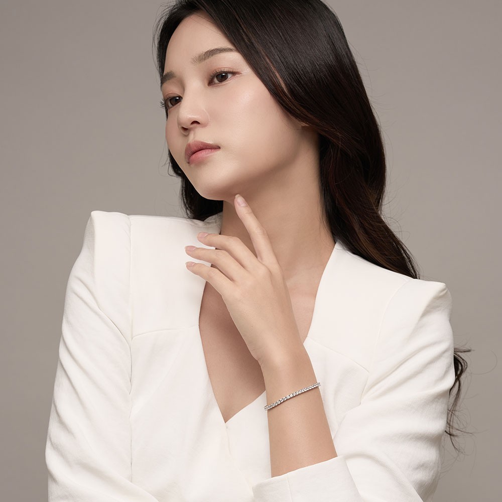 모이사나이트 다이아몬드 테니스 팔찌 4발 3.0mm (대)요약정보 및 구매