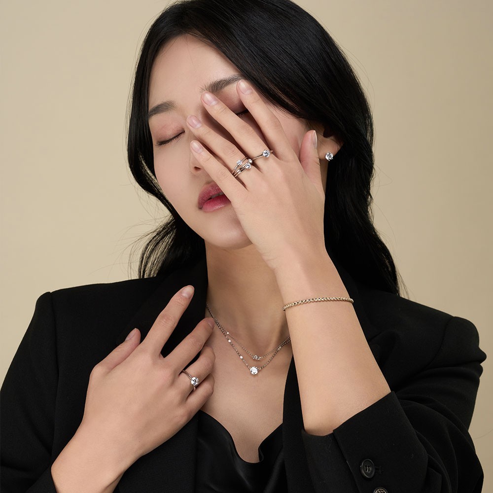 2부 랩 다이아몬드 귀걸이 6프롱 요약정보 및 구매