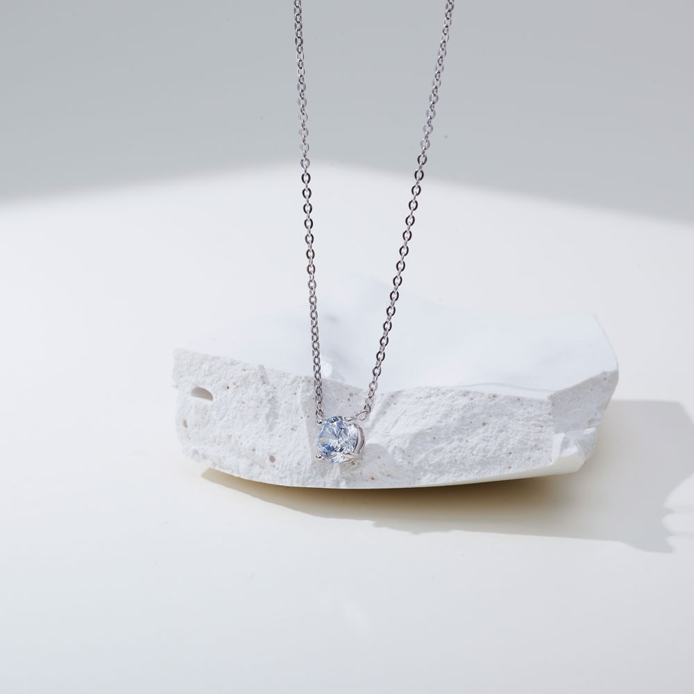 5부 랩 다이아몬드 목걸이 4프롱 요약정보 및 구매