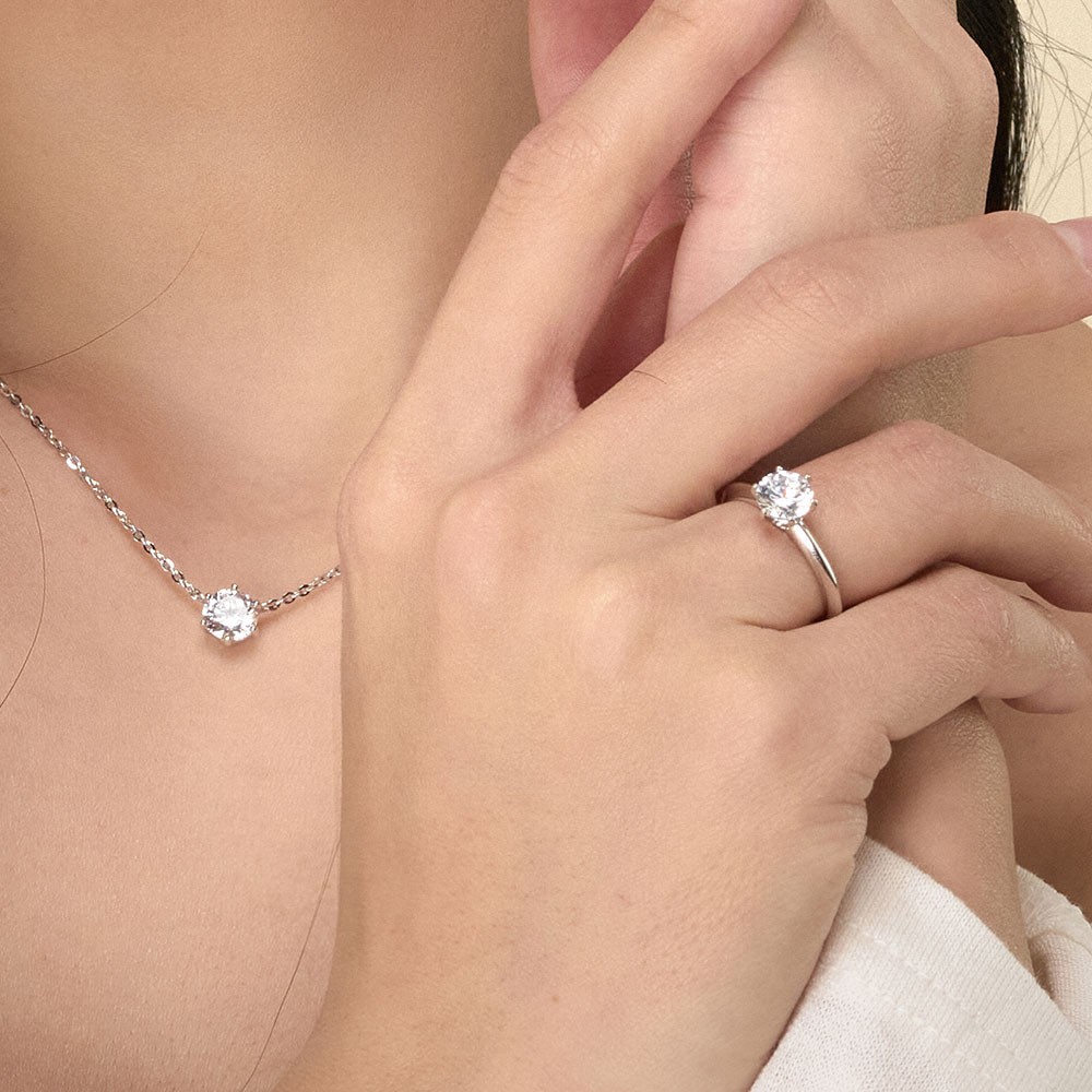 1캐럿 모이사나이트 반지 6프롱 요약정보 및 구매