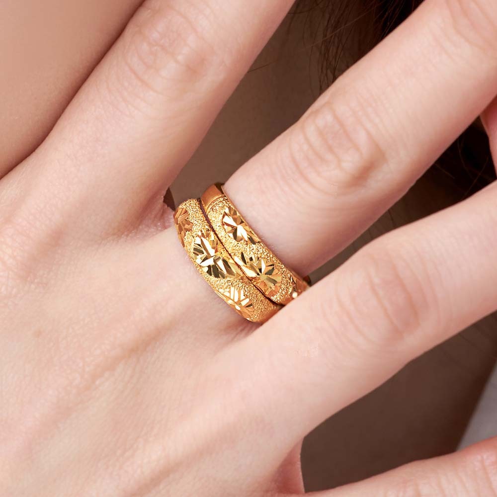 원형 컷 샌딩 쌍가락지 요약정보 및 구매