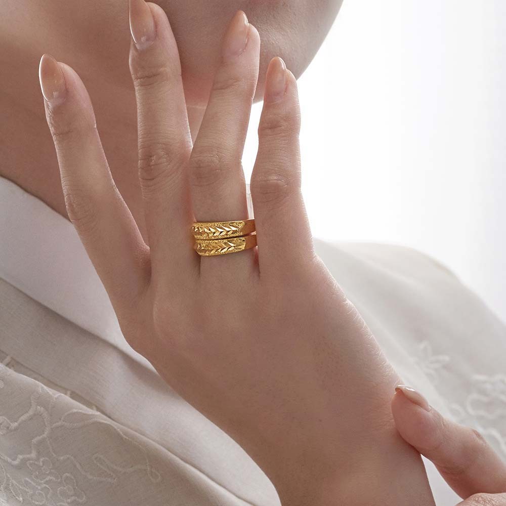 톱니 패턴 쌍가락지 요약정보 및 구매