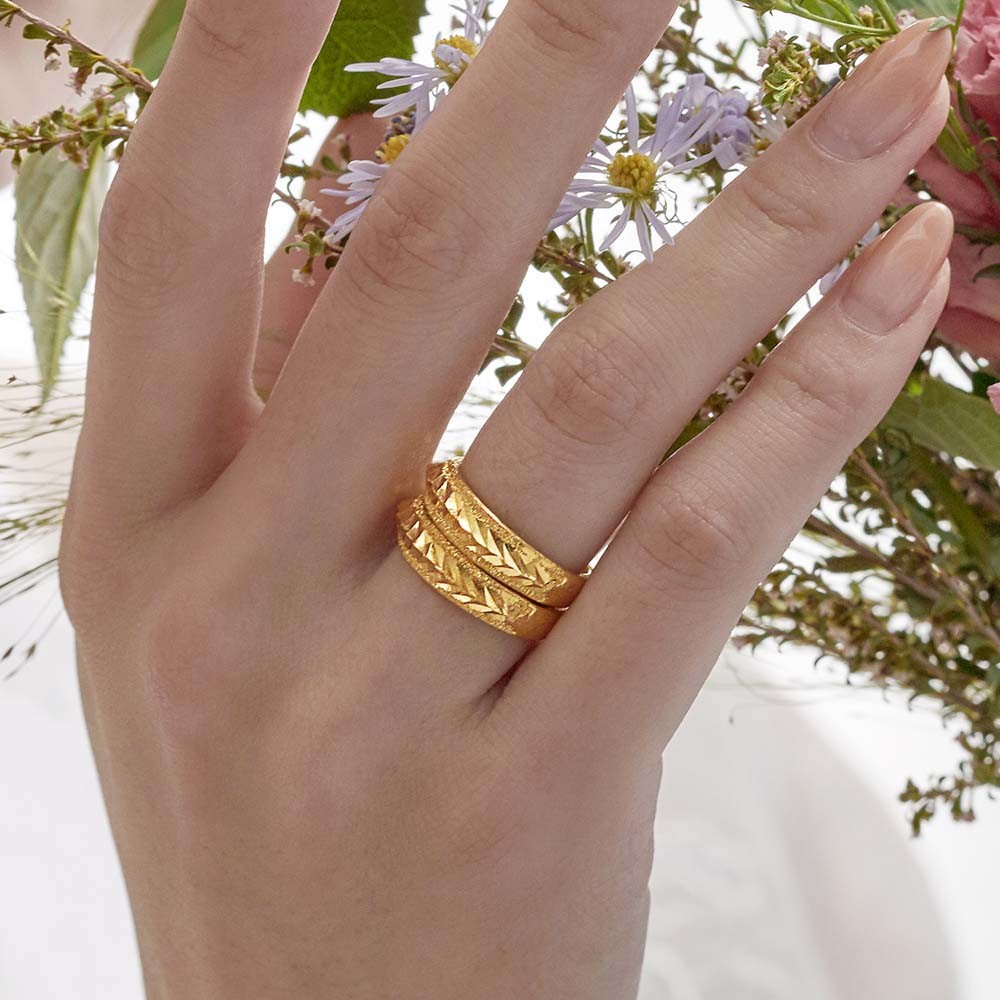 톱니 패턴 쌍가락지 요약정보 및 구매