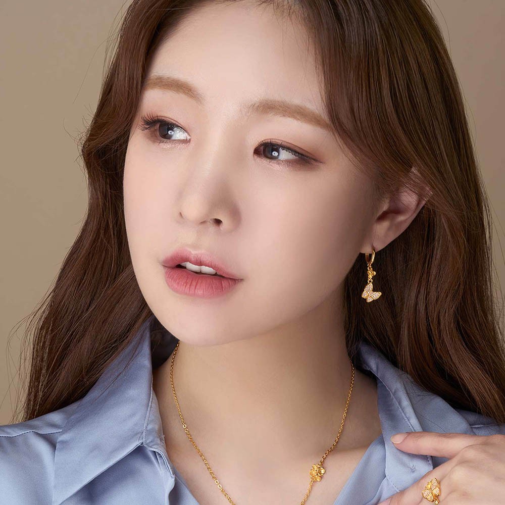 나비 꽃 원터치 귀걸이 요약정보 및 구매