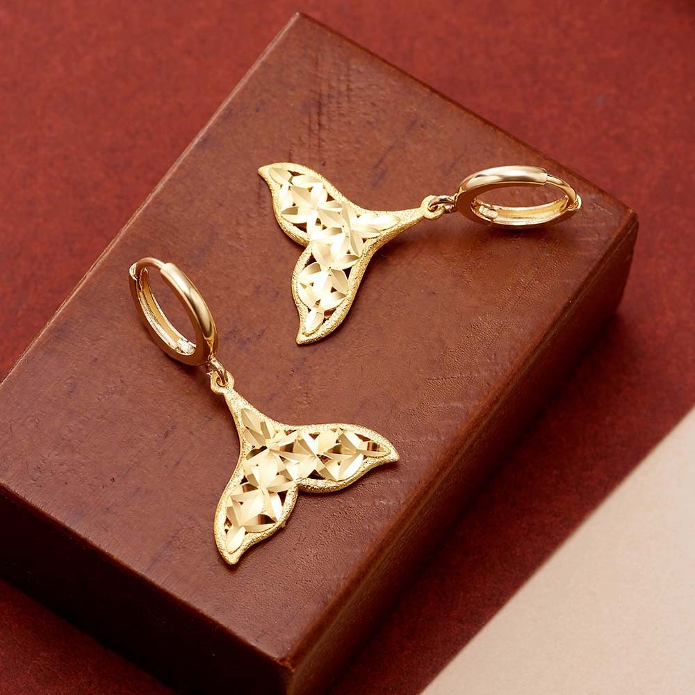 컷팅 돌고래 꼬리 원터치 귀걸이 요약정보 및 구매