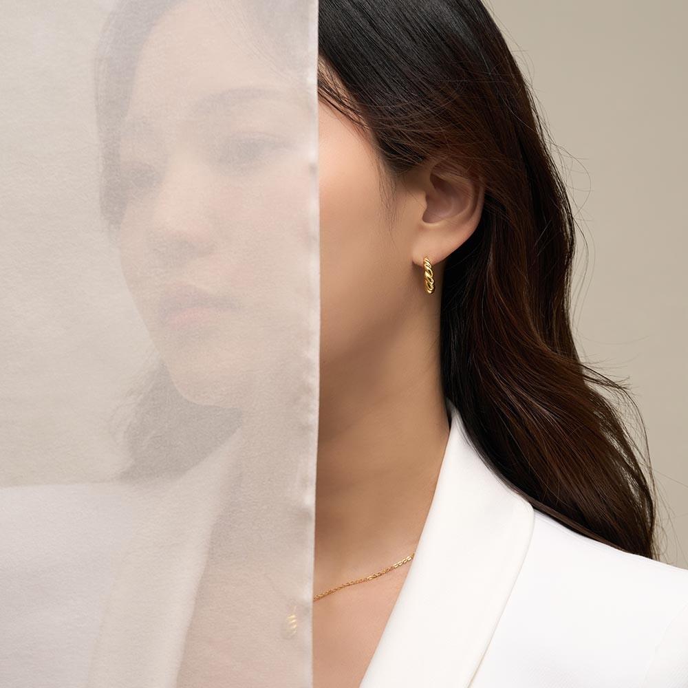 크루아상 후프 귀걸이 요약정보 및 구매