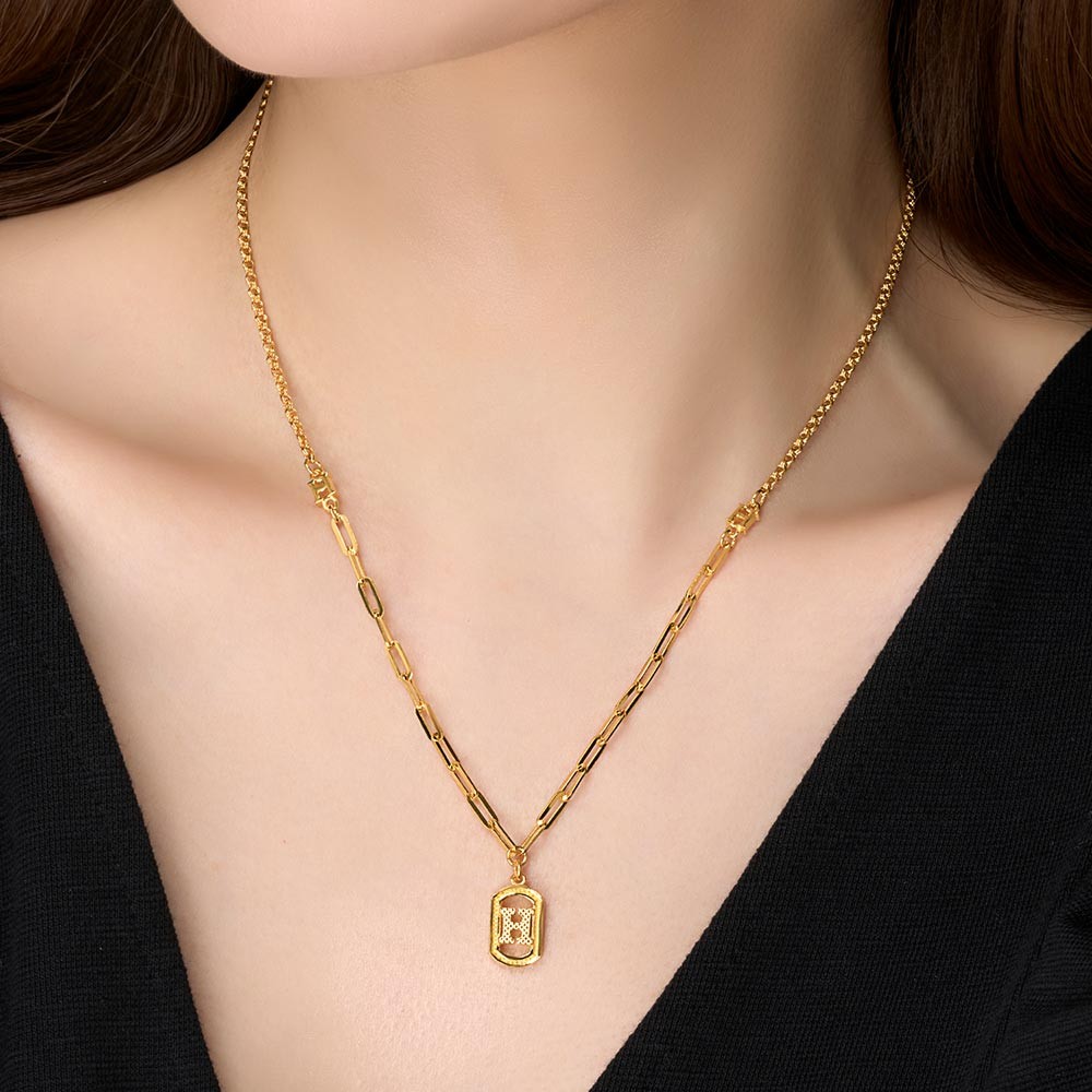 클립 사슬 H 목걸이 요약정보 및 구매