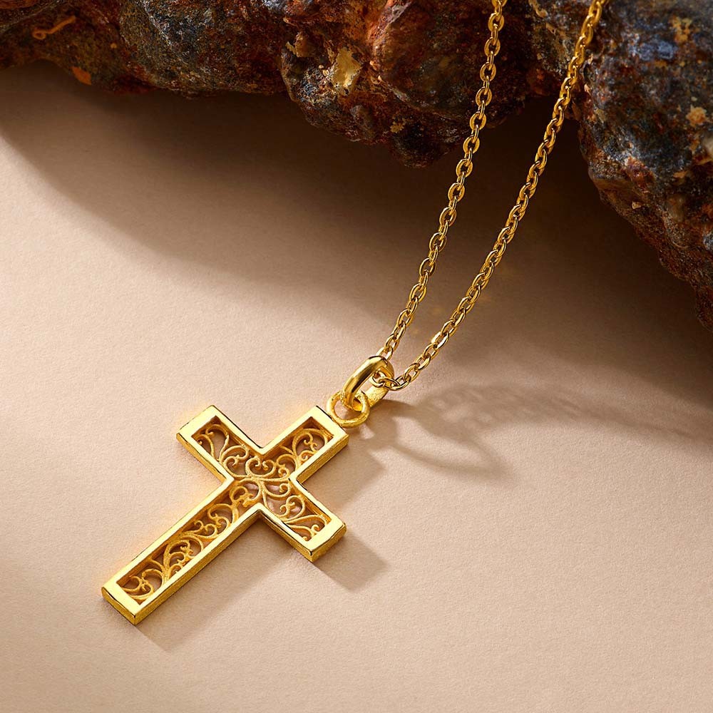 꽃 십자가 목걸이 요약정보 및 구매