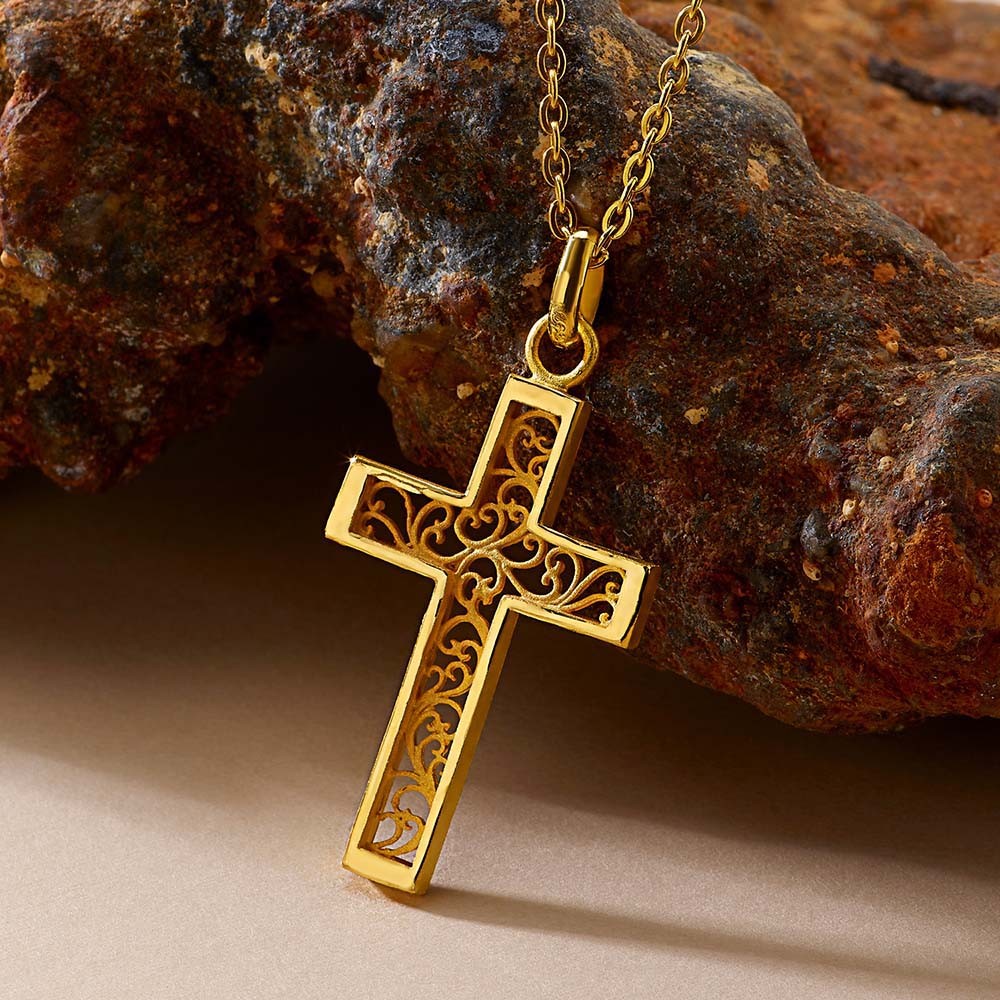 꽃 십자가 목걸이 요약정보 및 구매