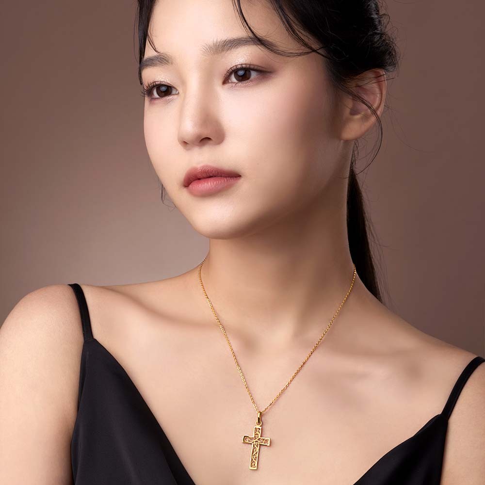 꽃 십자가 목걸이 요약정보 및 구매