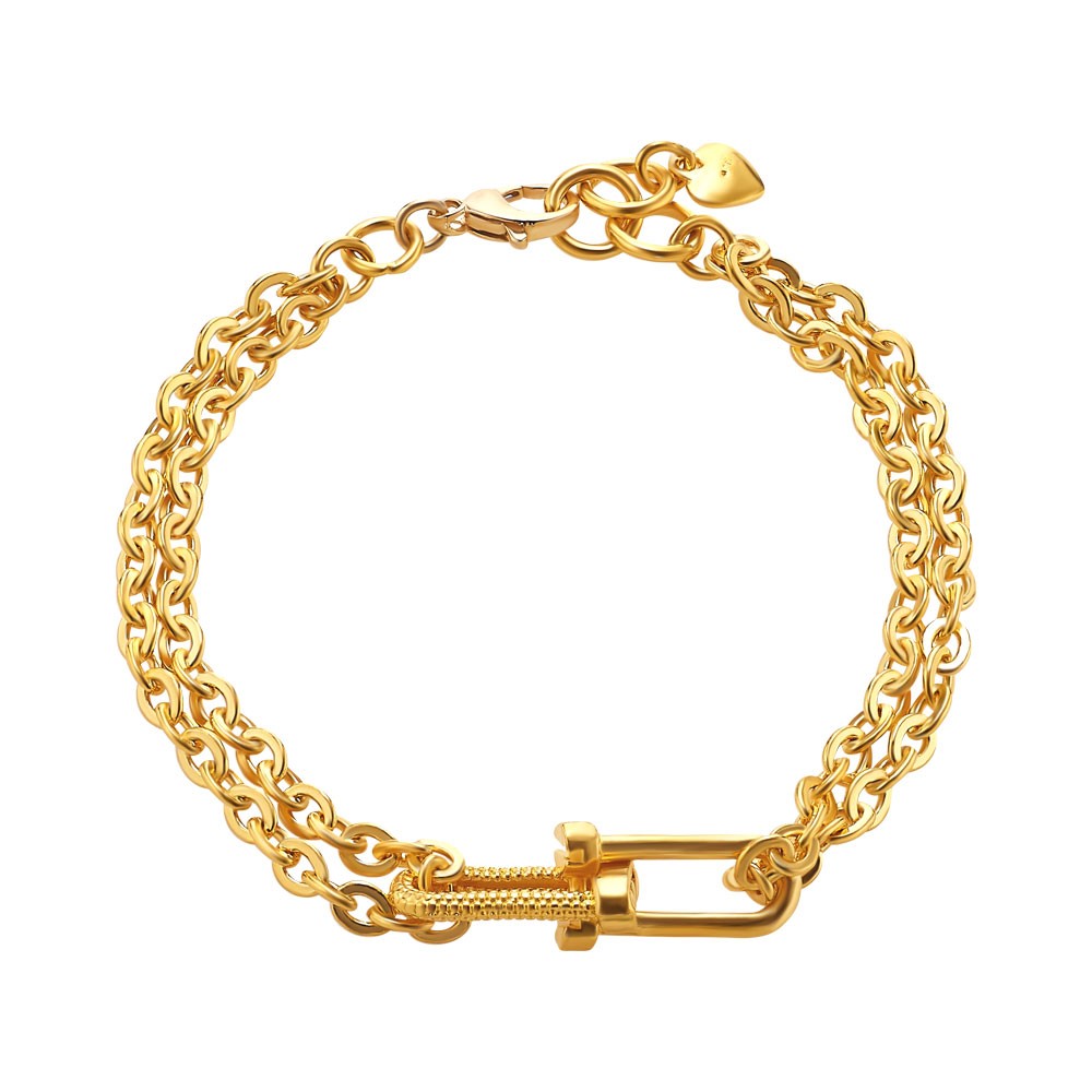 더블 클립 체인 팔찌 요약정보 및 구매