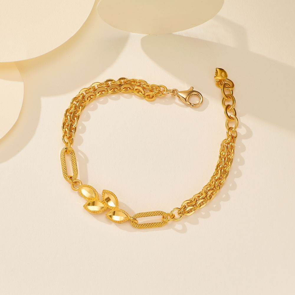 컷팅 월계수 클립 두줄 팔찌 요약정보 및 구매