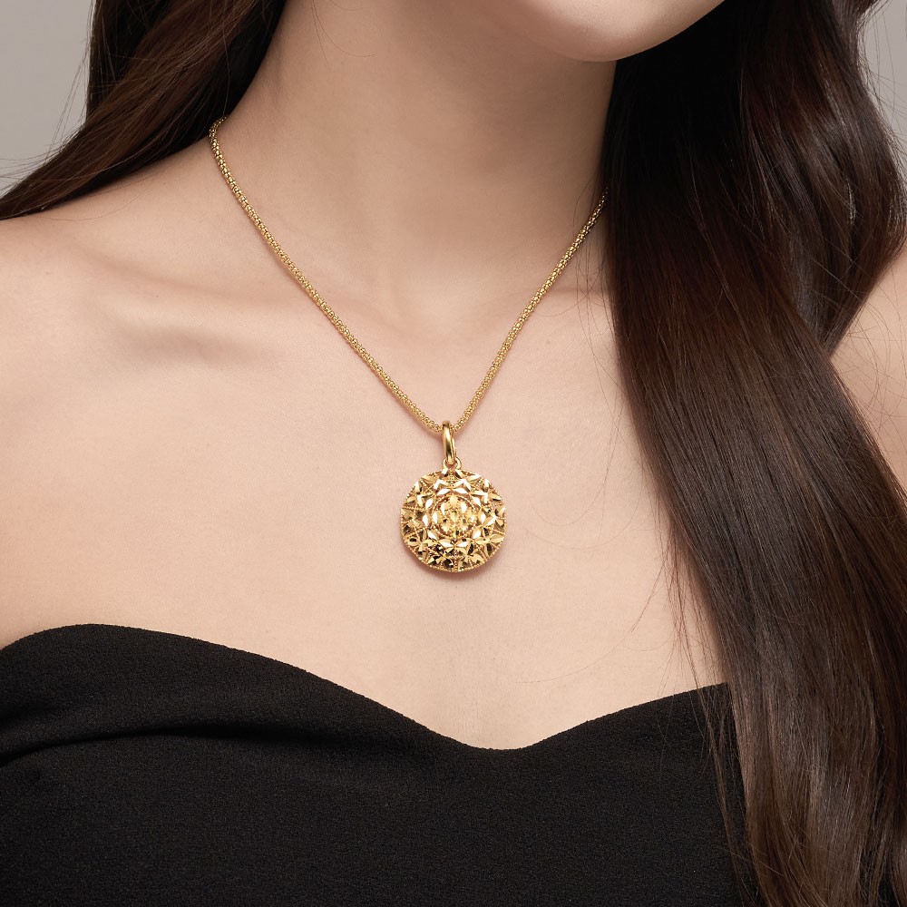 플라워 원형 목걸이 요약정보 및 구매