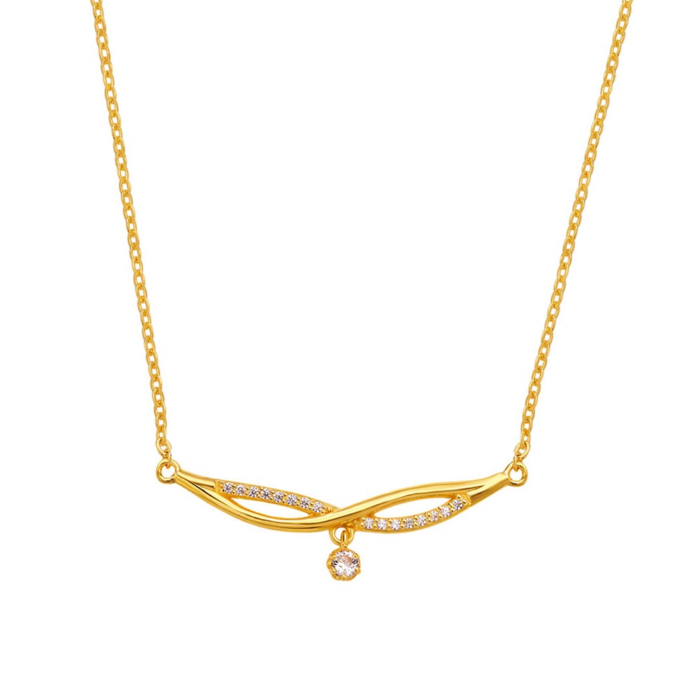 크로스 꼬임 보석 목걸이 요약정보 및 구매